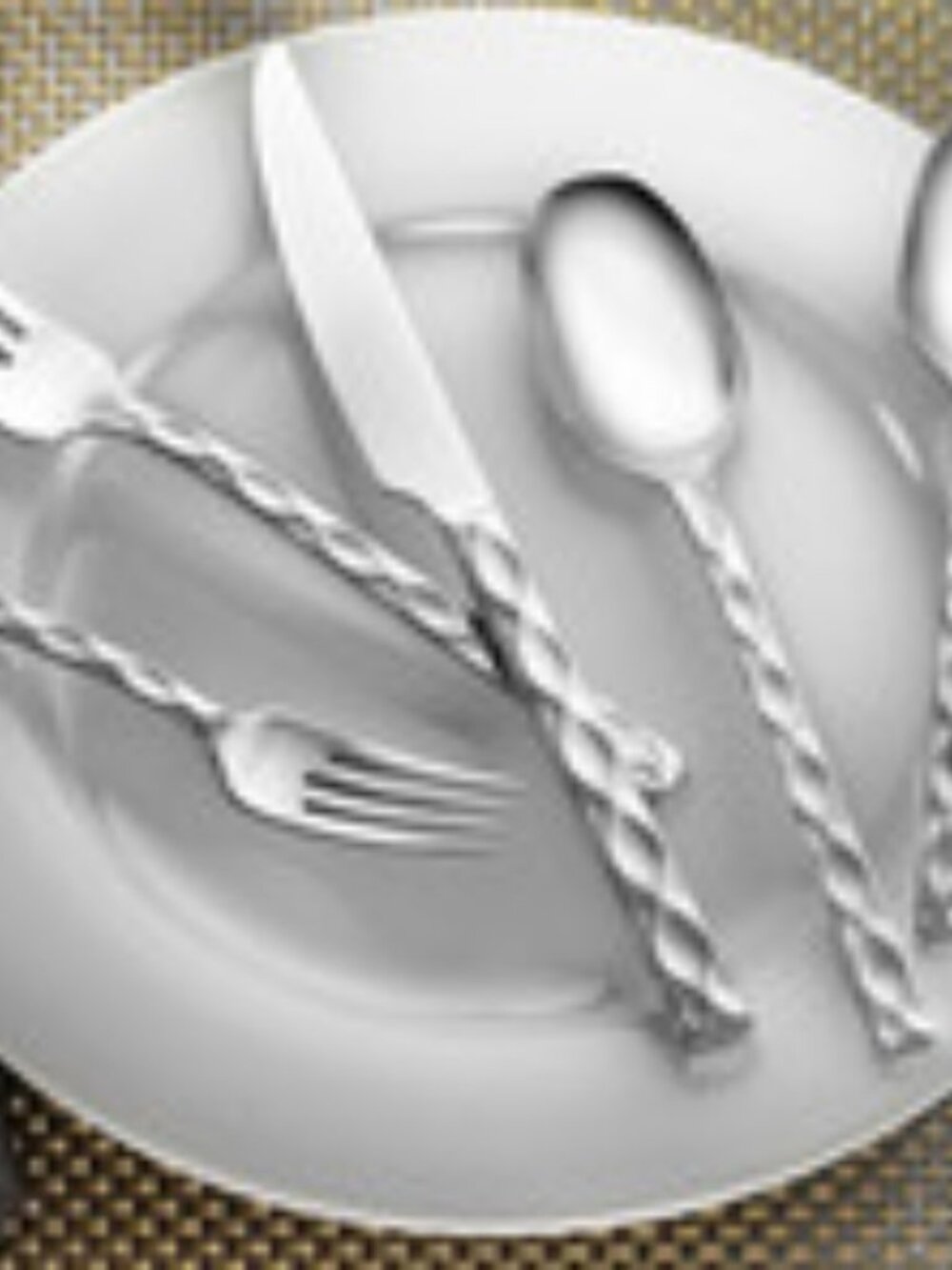 Lot of 3 Argent Orfèvres Epigram Mirror 5 Pc Flatware NEW